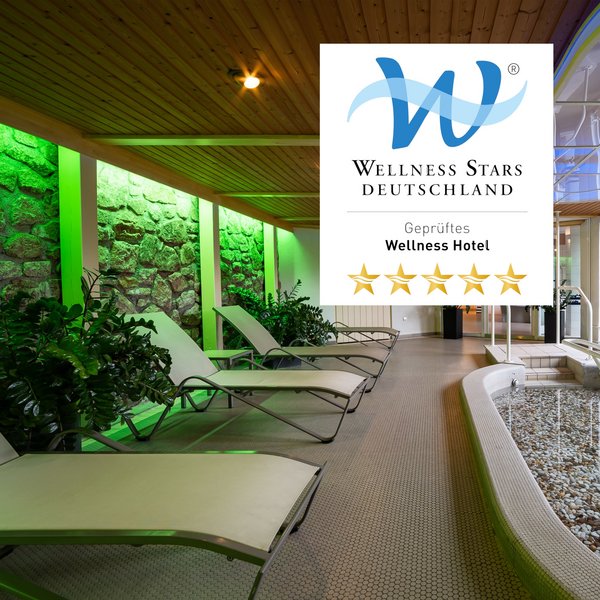 Ausgezeichnet mit fünf Sternen bei Wellnessstars Deutschland