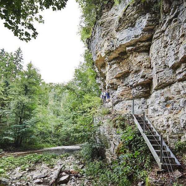 Weg in der wutachschlucht
