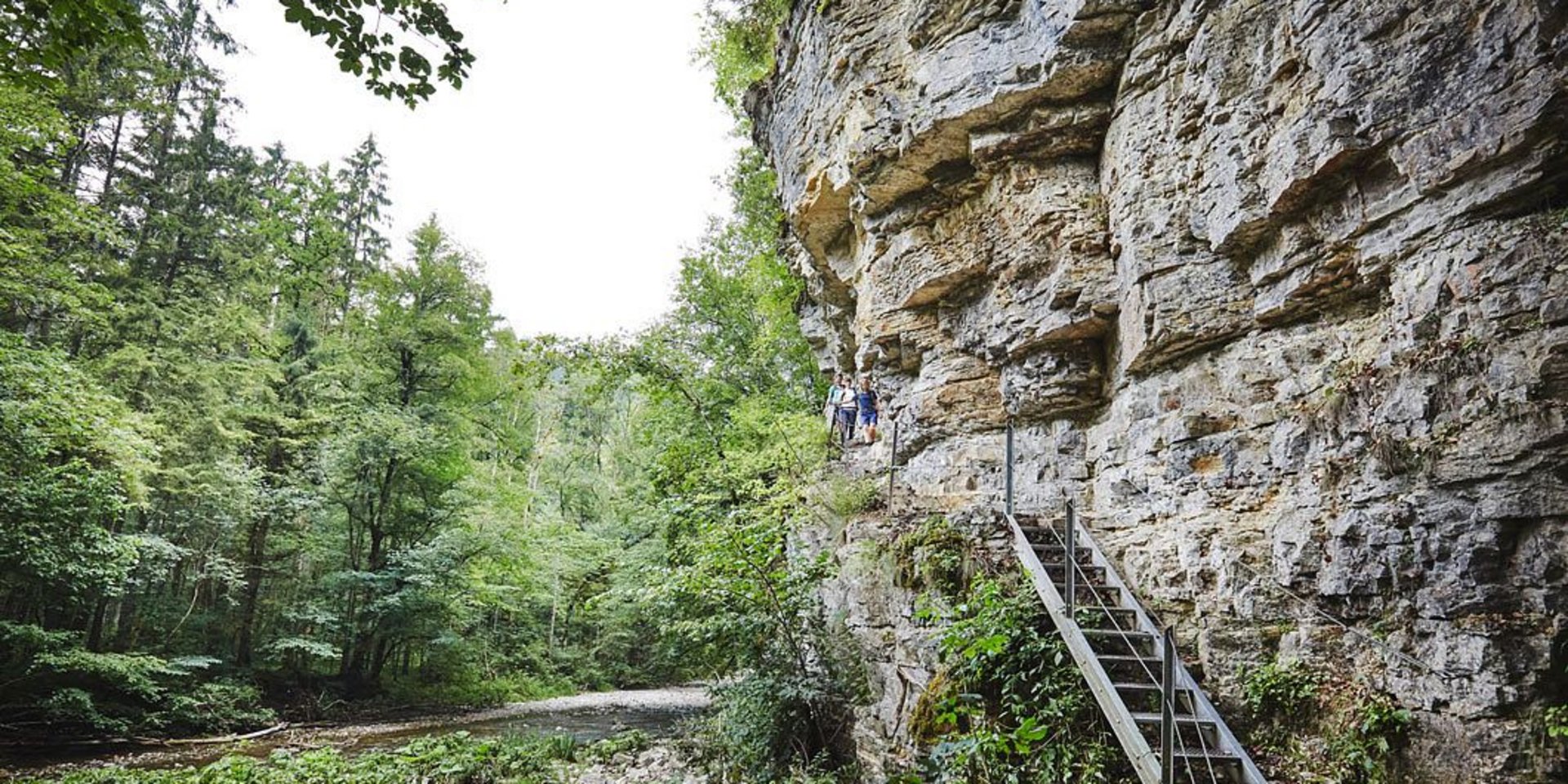 Weg in der wutachschlucht