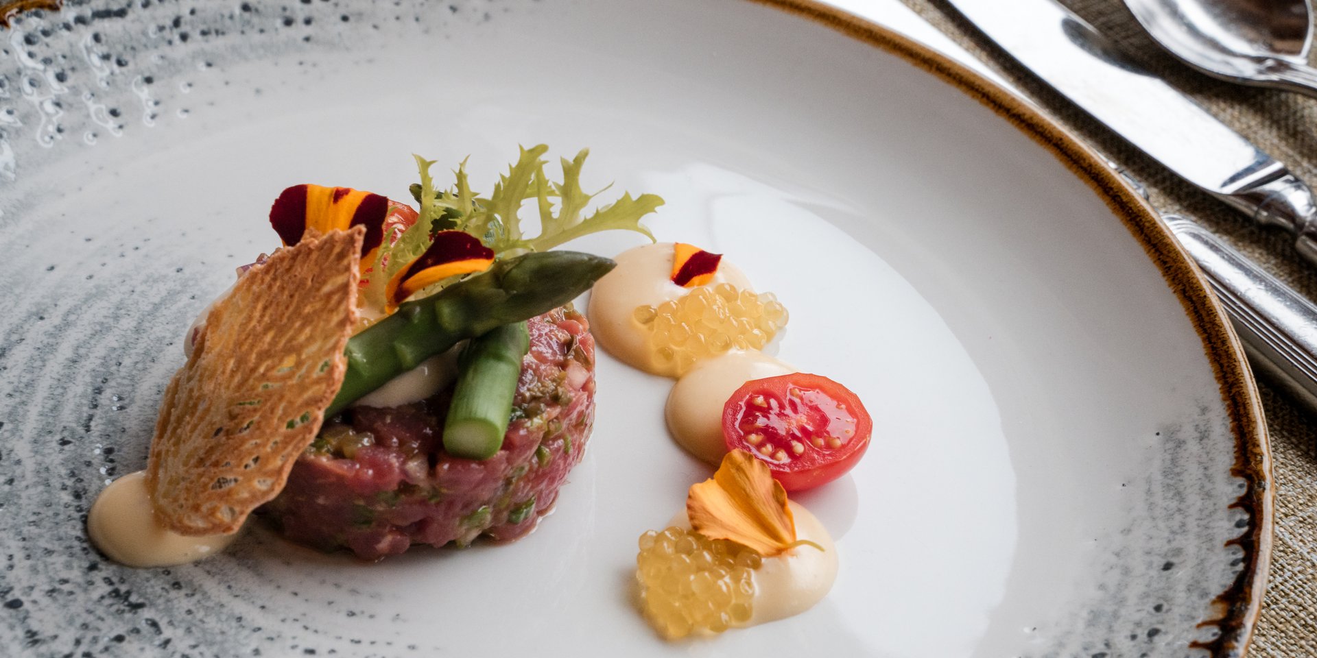 Carpaccio im Restaurant Panorama