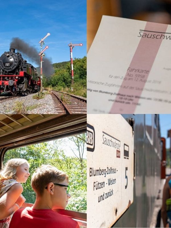 Impressionen von einem Ausflug zur historischen Sauschwänzlebahn im Schwarzwald.