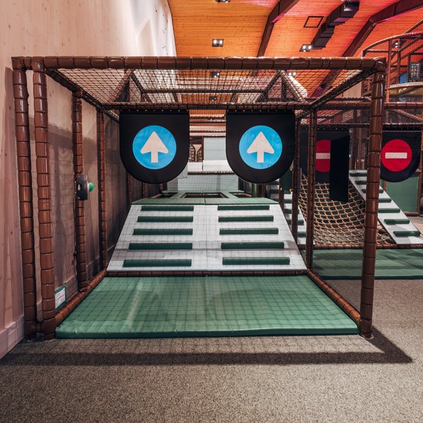 Eingangsbereich des Ninja Parcours