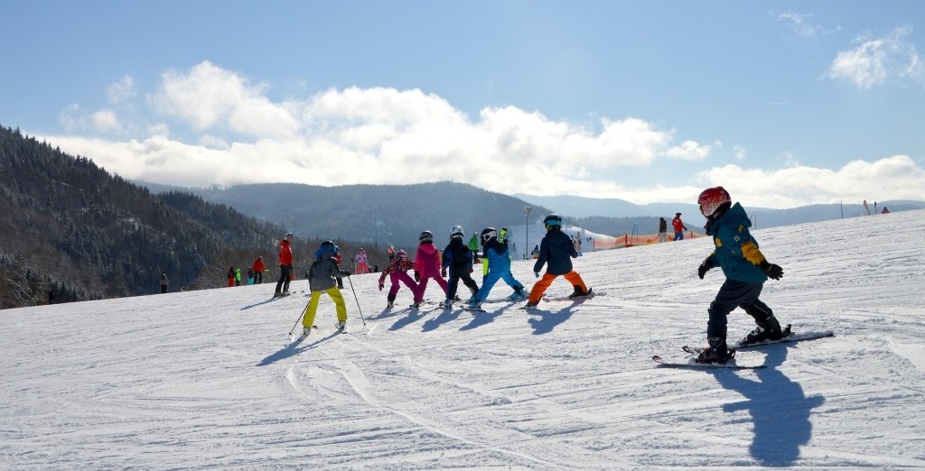 kinder-in-skischule