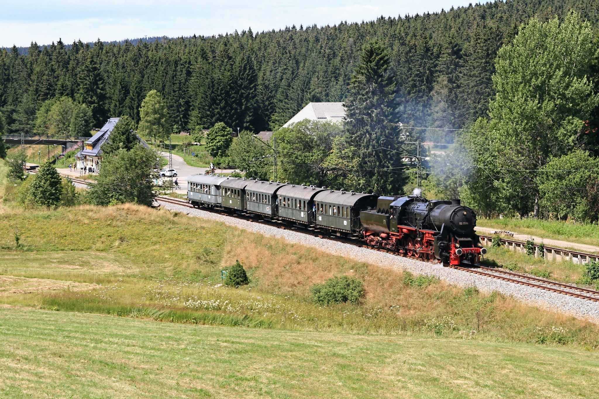 Dampfzug 3Seenbahn im Hochschwarzwald©A.Tillmann
